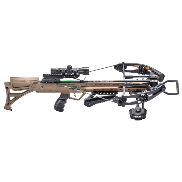 Rocky Mountain Rm415 Crossbow Package Crank Dark Earth With Illuminated 4x32 scope