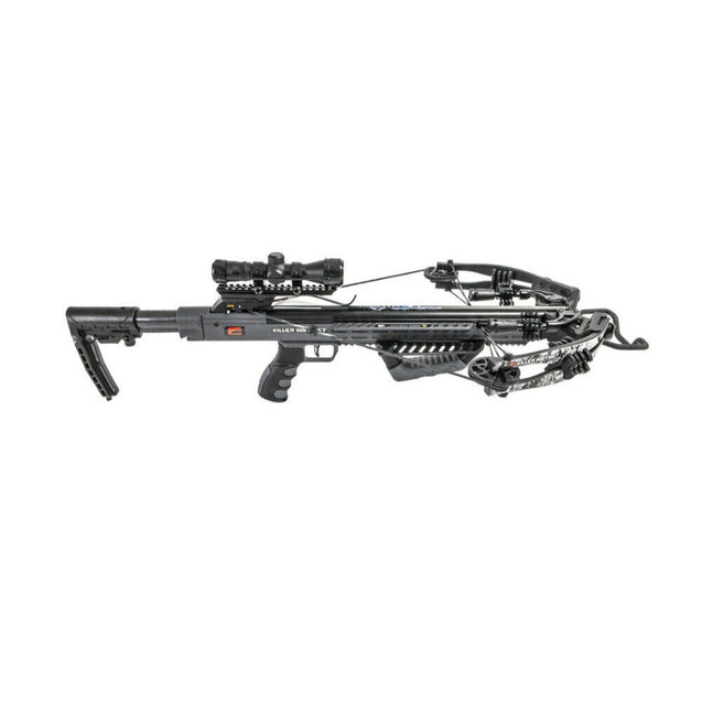 Killer Instinct Burner 415 Crossbow Package Gray With 4x32 illuminated scope