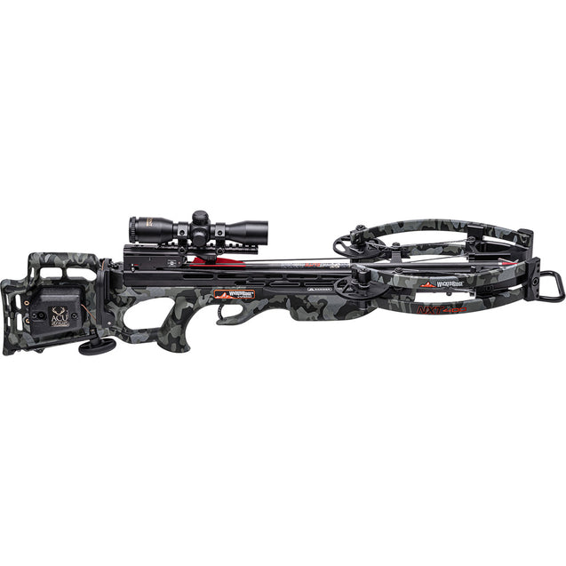 Wicked Ridge Nxt 400 Crossbow Package Acudraw Peak Camo With 3x Pro-View Scope